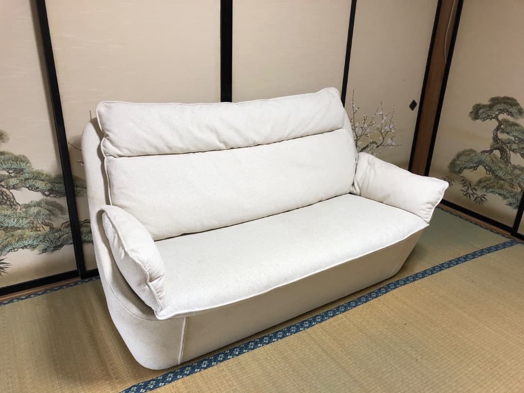 日本フクラのマジェス3人掛けソファー