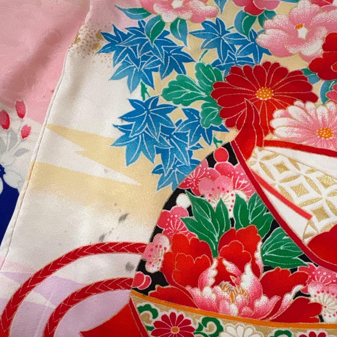 七五三　七歳　女の子　着物　七五三