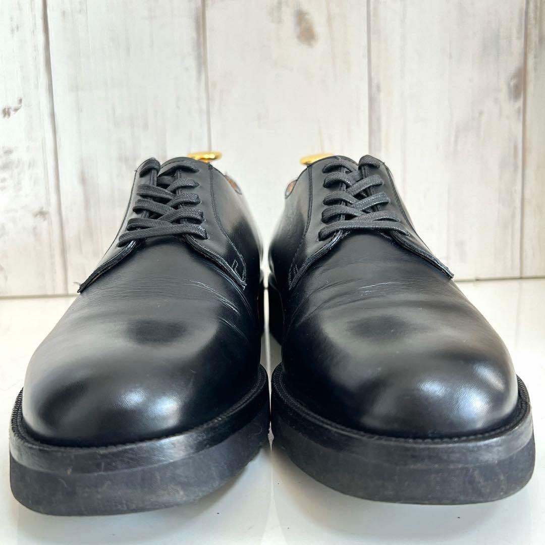 【極美品】UNITED ARROWS 25 プレーントゥ ビブラムソール 厚底