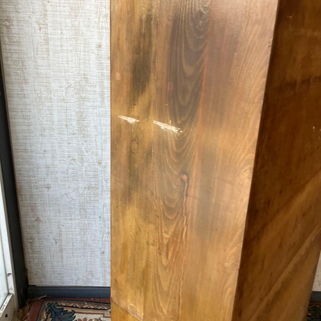 昭和レトロ 茶箪笥 茶棚 ガラス扉 サイドボード 古家具 飾り棚ビンテージ