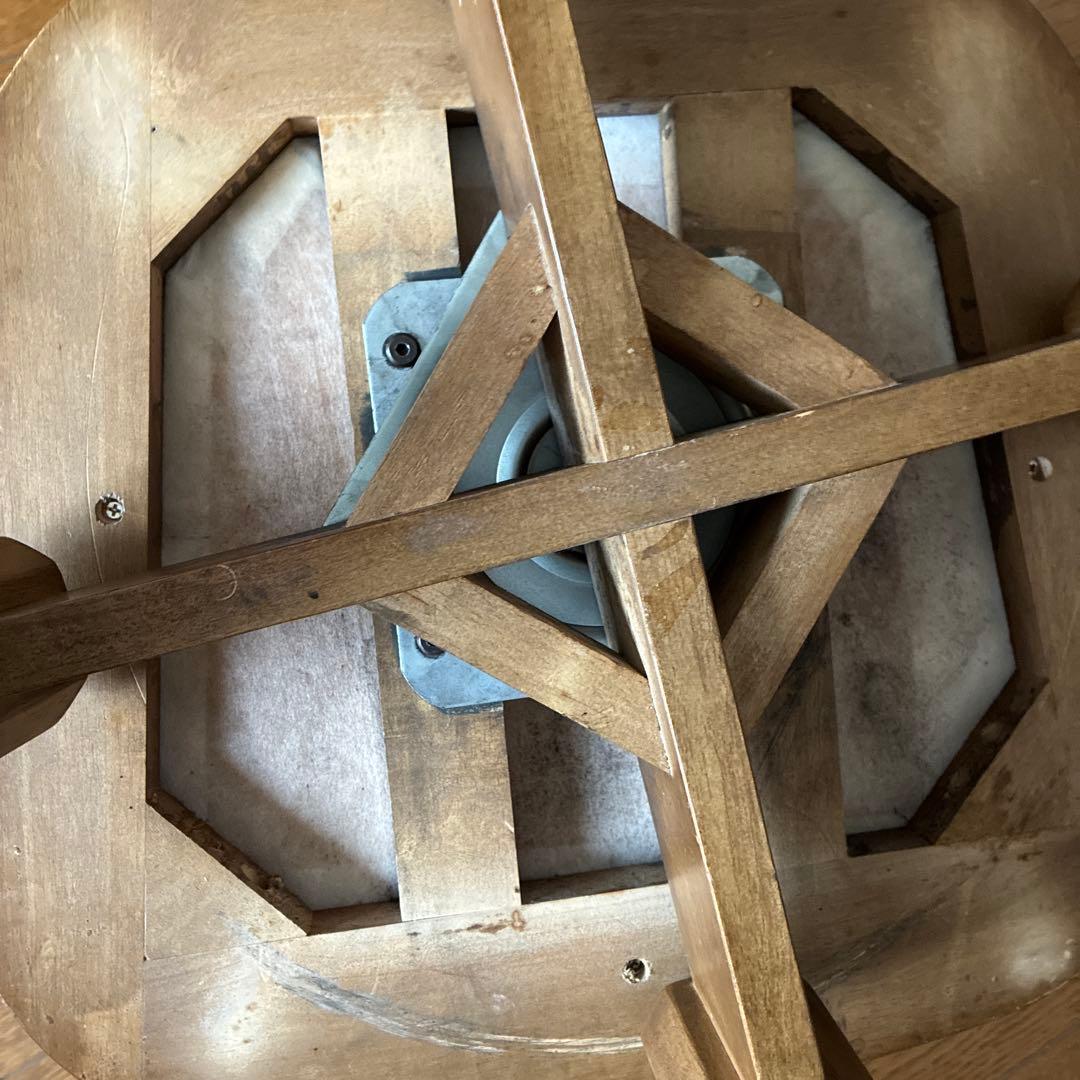 木製ダイニングチェア(回転可能)1脚