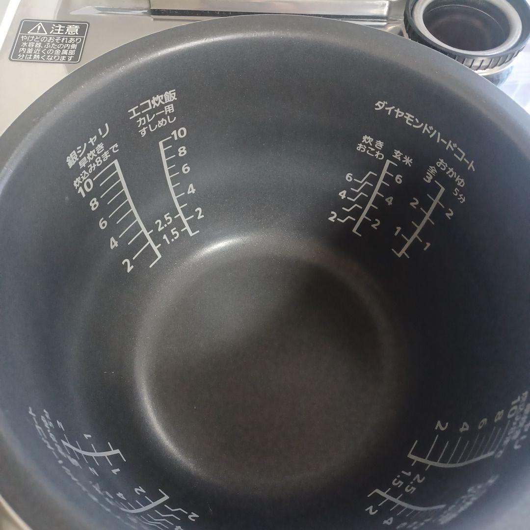 Panasonic 炊飯器 ダイヤモンドコート 1升炊き　銀シャリ　2021年製