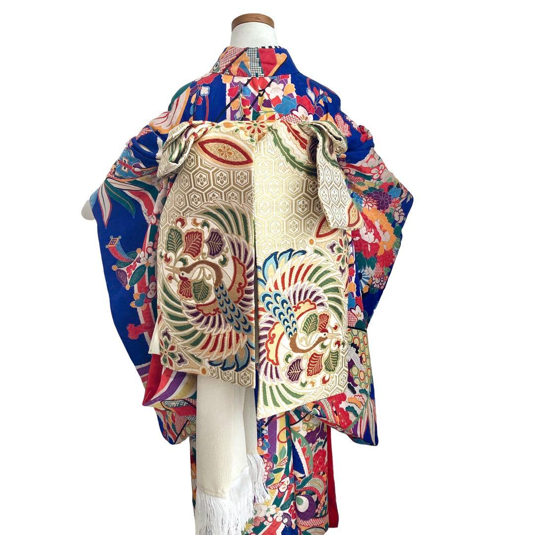 アンティーク　女の子　子供着物　七五三　アンティーク着物　NO24