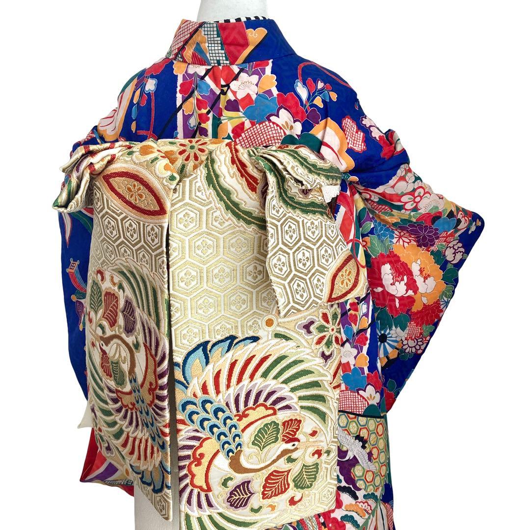 アンティーク　女の子　子供着物　七五三　アンティーク着物　NO24