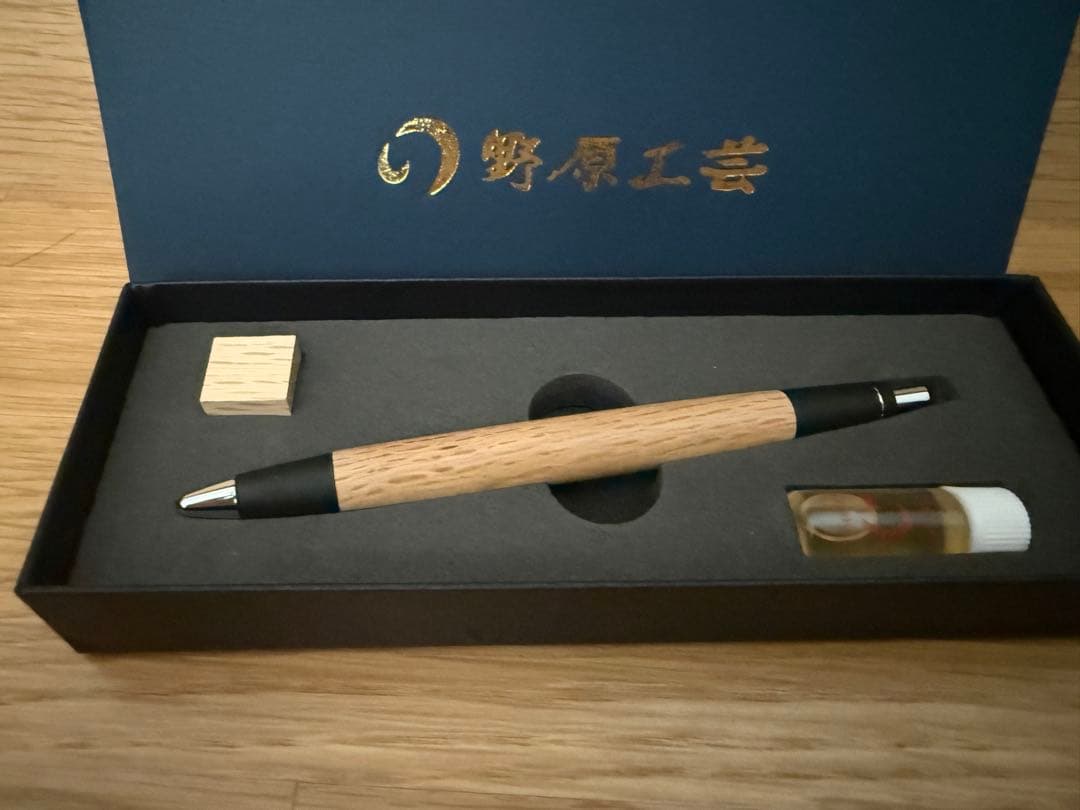 12時間以内発送!即購入OK ! 野原工芸 【新型】樫(かし)のシャープペンシル