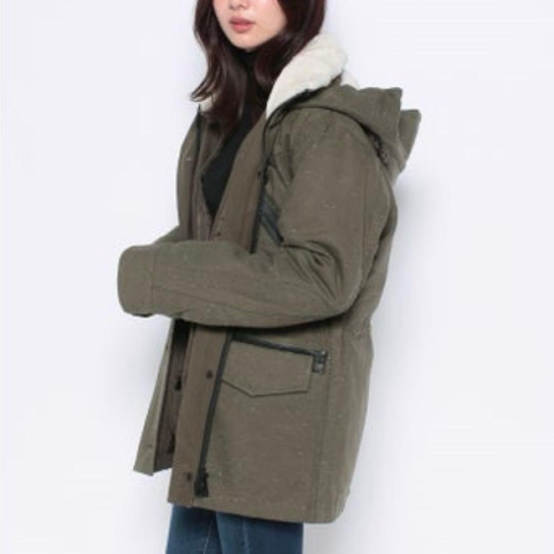 極美品✨ デンハム ボアライナー付 マウンテンパーカー モッズコート 3way