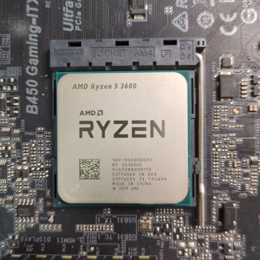 AMD Ryzen 5 3600＋B450 Gaming ITX(ジャンク品)