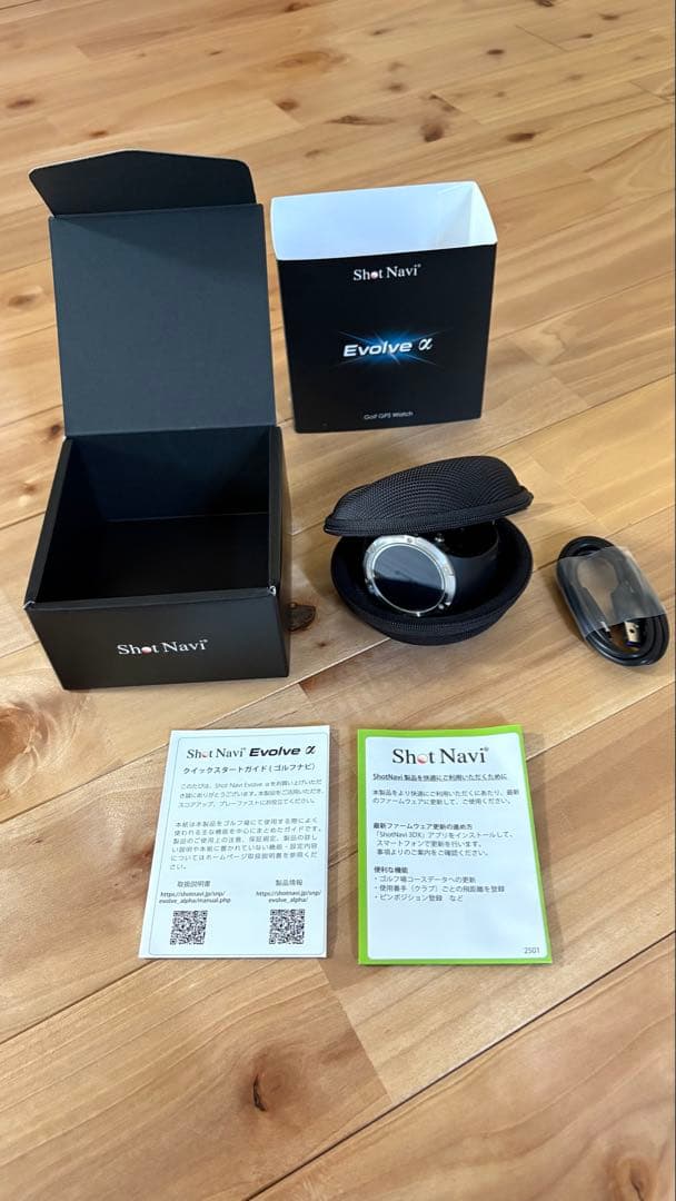 【新品未使用品】Shot Navi Evolve α ゴルフGPSウォッチ