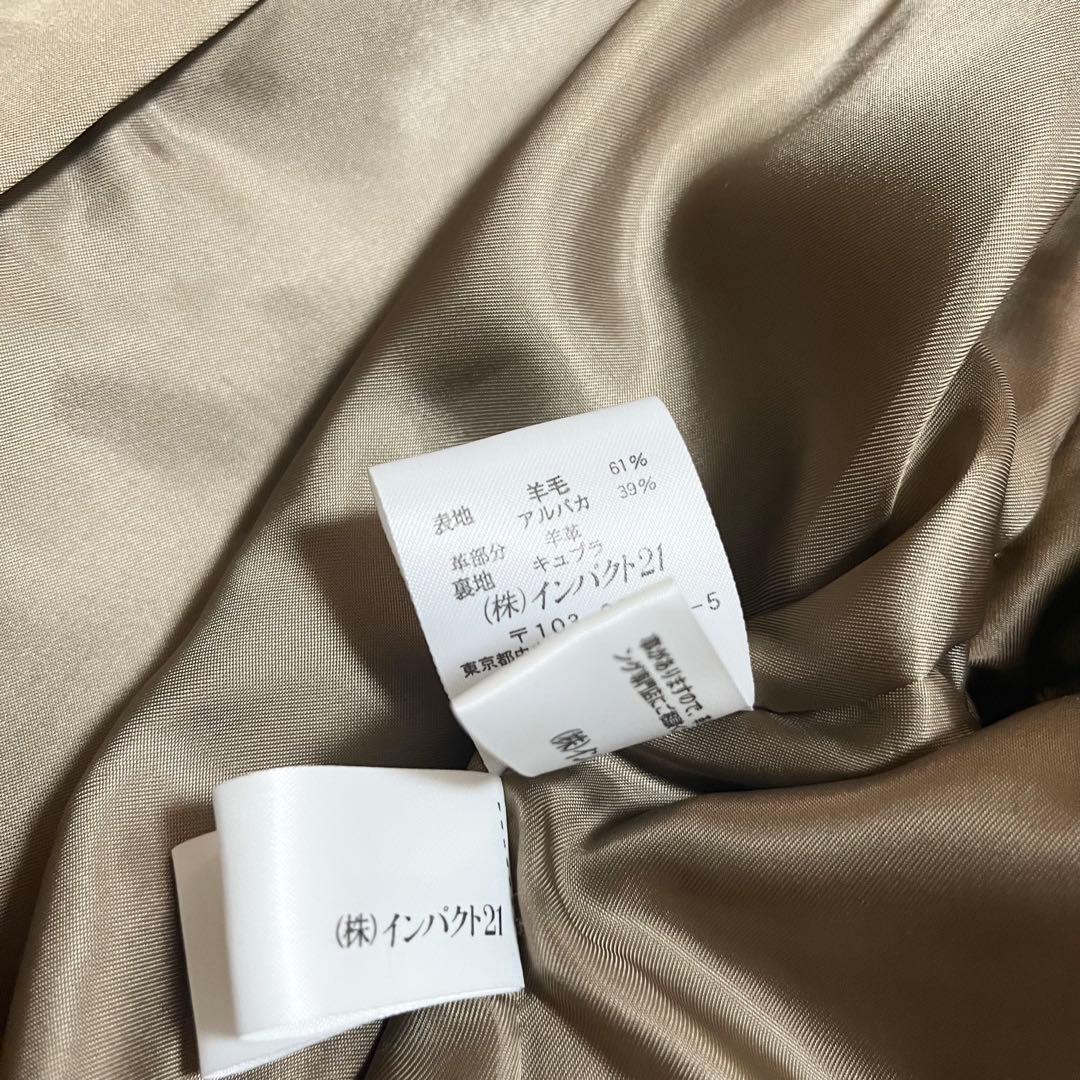 美品 ラルフローレン ヘリンボーン アルパカ テーラードジャケット ツイード L