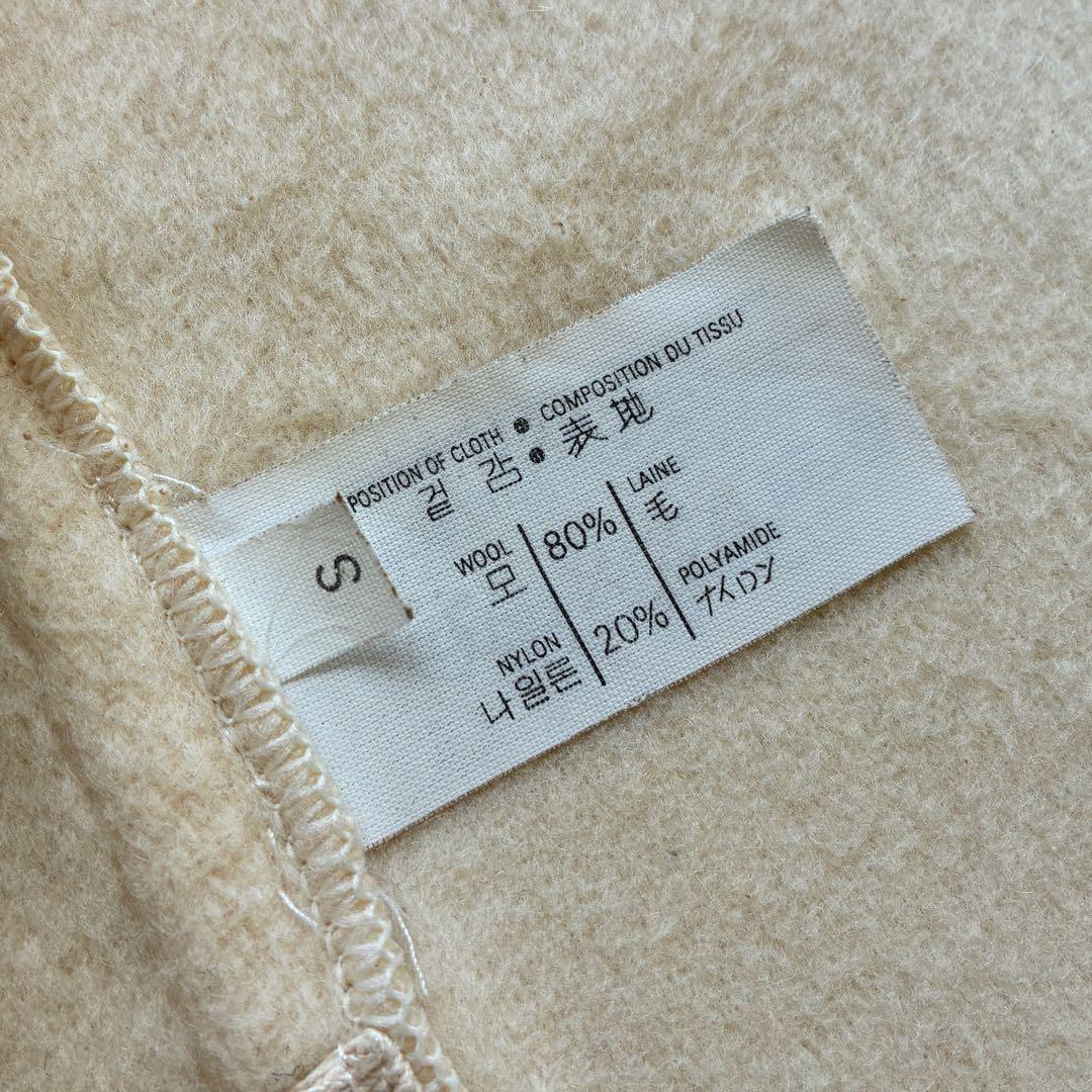 90's 英国製 Gloverall ダッフルコート アイボリー S 白タグ