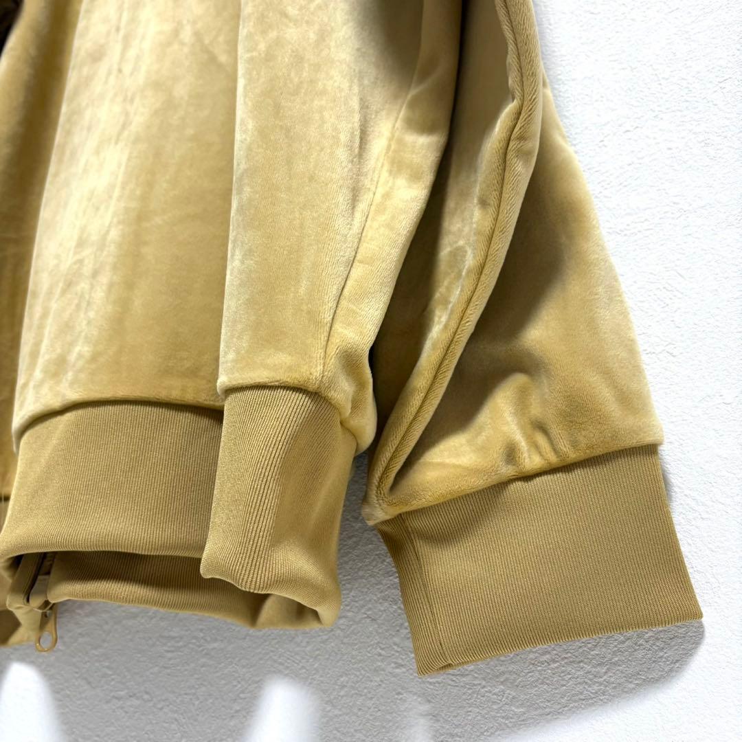 アディダス ベッケンバウアー L ベロア トラックジャケット ゴールデンベージュ