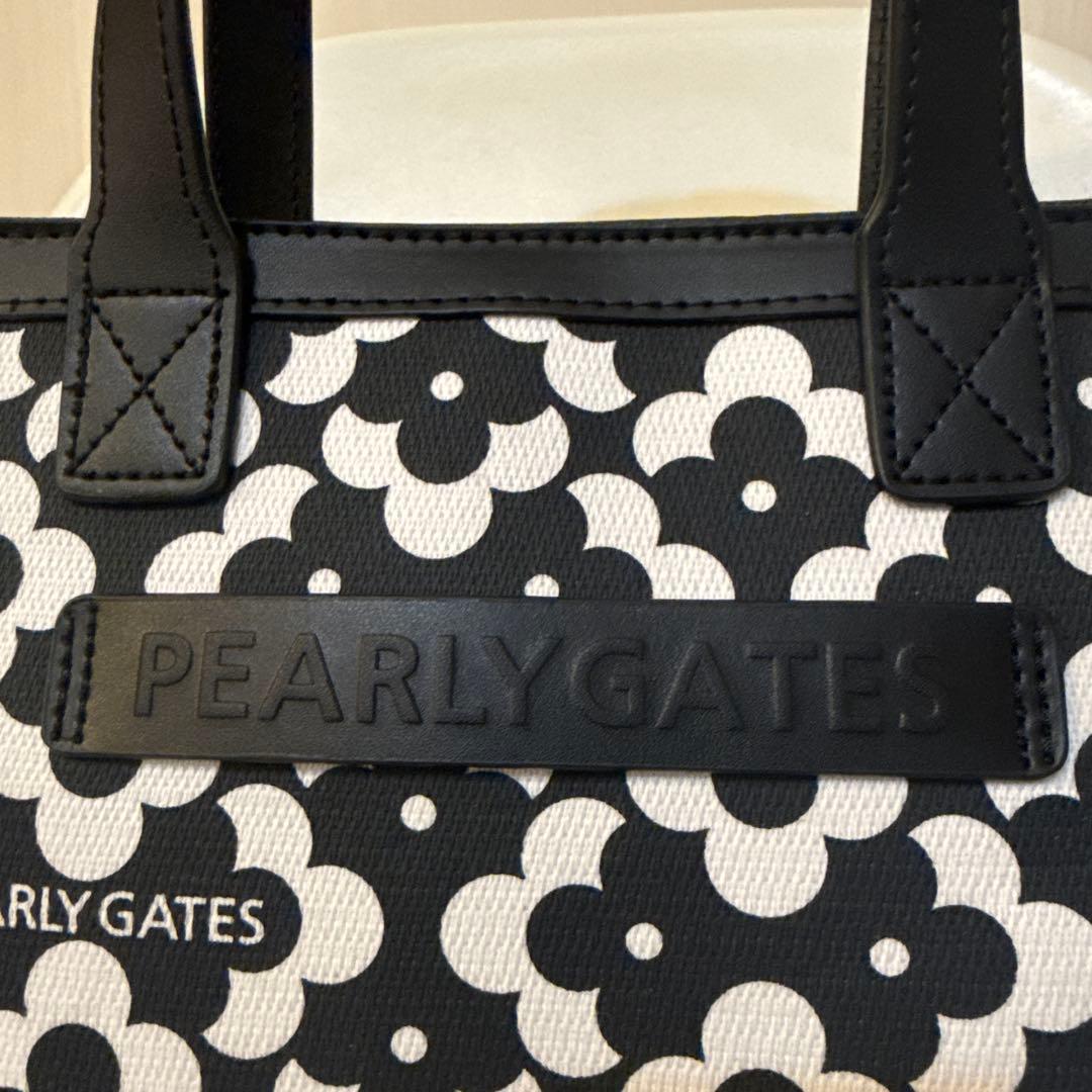 【とね】パーリーゲイツ　ジオメトリック　フラワー柄　カートバッグ