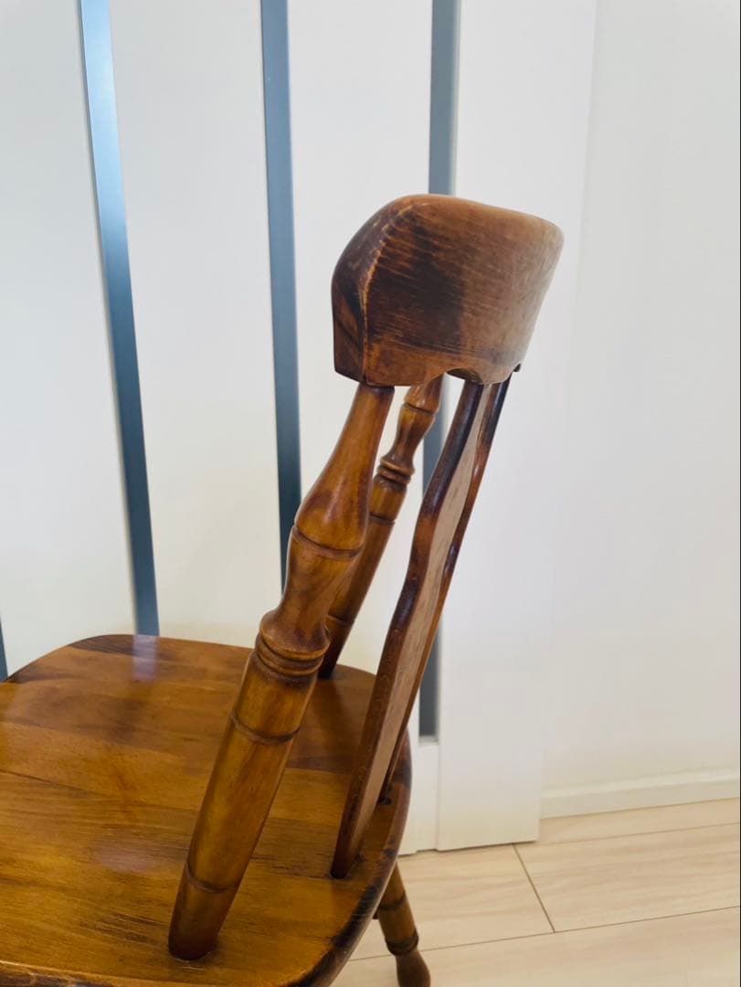 コイズミ ウィンザーチェア 木製レトロダイニングチェア ビンテージ