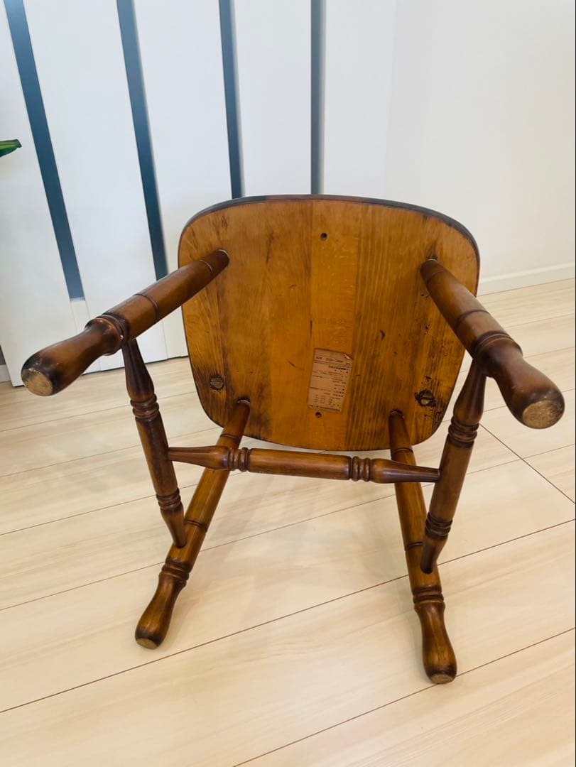 コイズミ ウィンザーチェア 木製レトロダイニングチェア ビンテージ