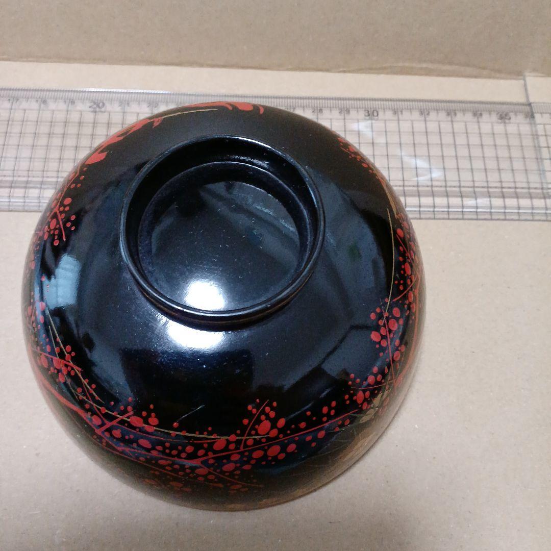江戸時代の秀衝塗　椀