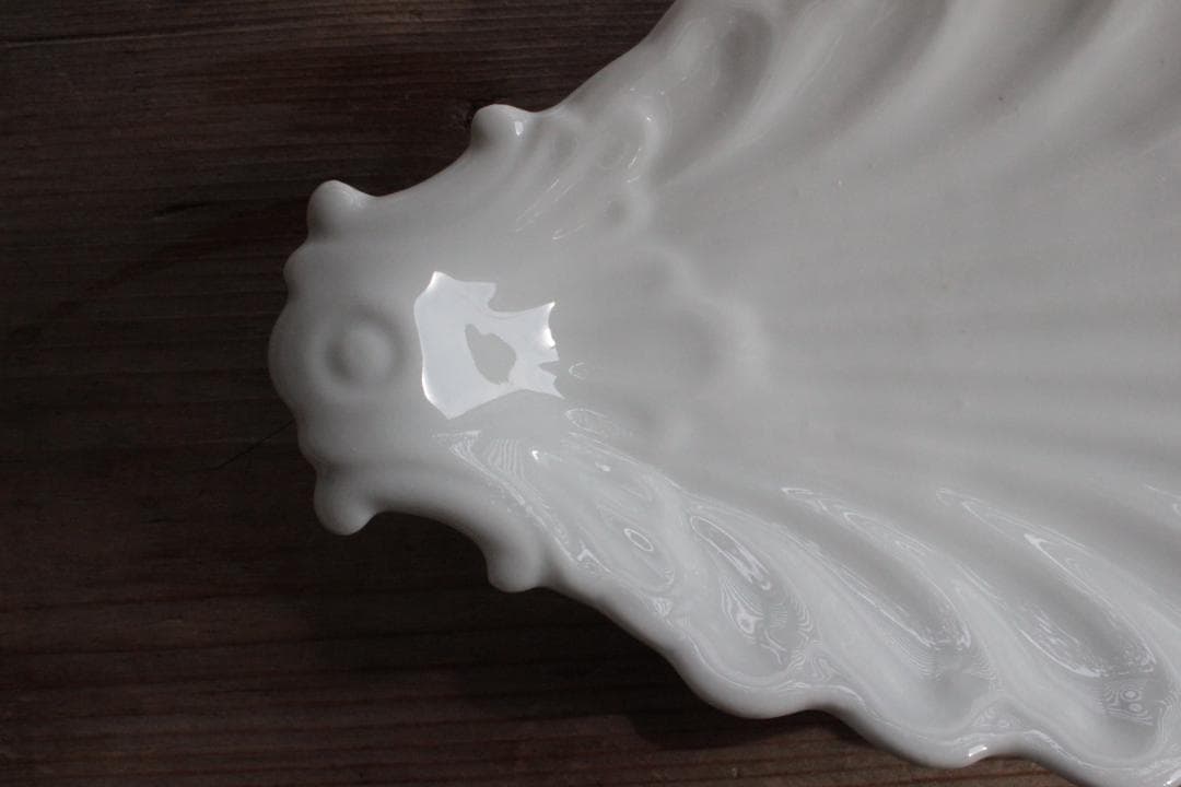 【H】シェル型ラヴィエプレート/フランスアンティーク食器