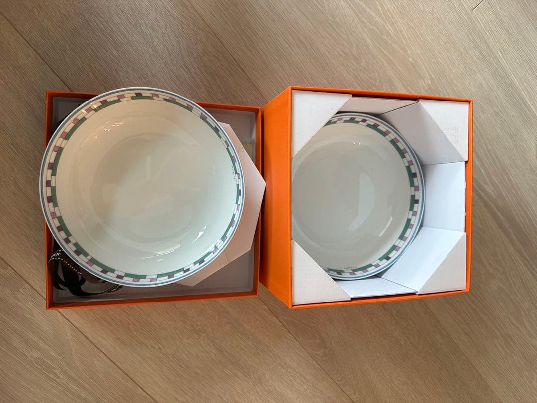 エルメス ￼シリアルプレート 〈エルメス・アン・コントルポワン〉 3点セット