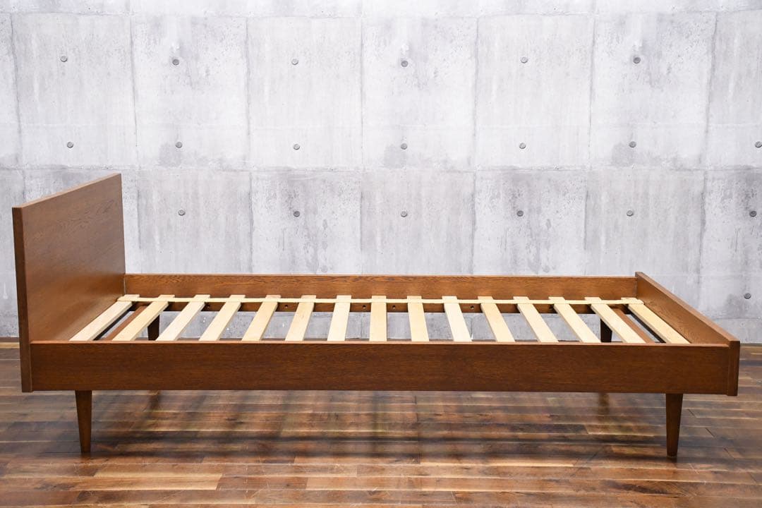 EIC10 美品 トラックファニチャー シングルベッドフレーム 24万 ナラ材