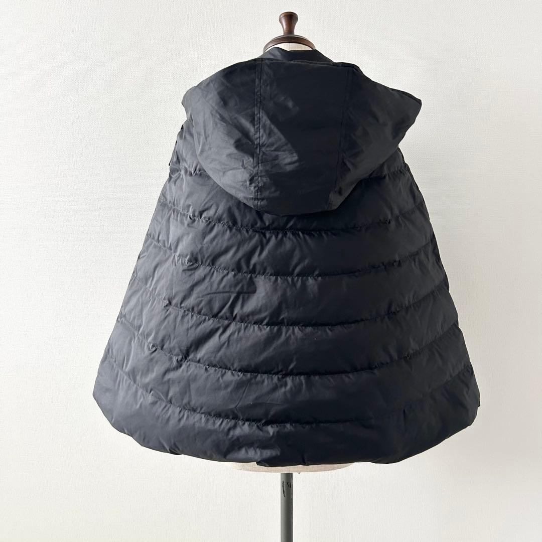 セオリーリュクス　Nasca Charley ダウンポンチョ　ブラック　32