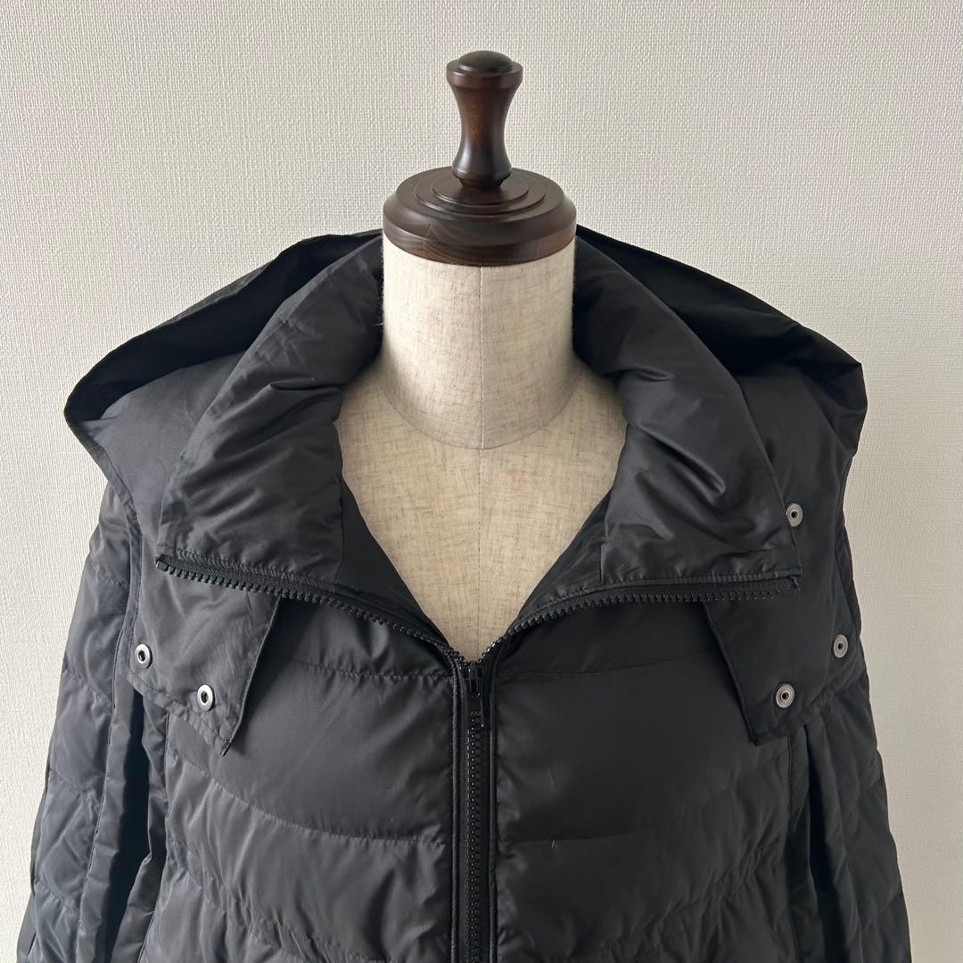 セオリーリュクス　Nasca Charley ダウンポンチョ　ブラック　32