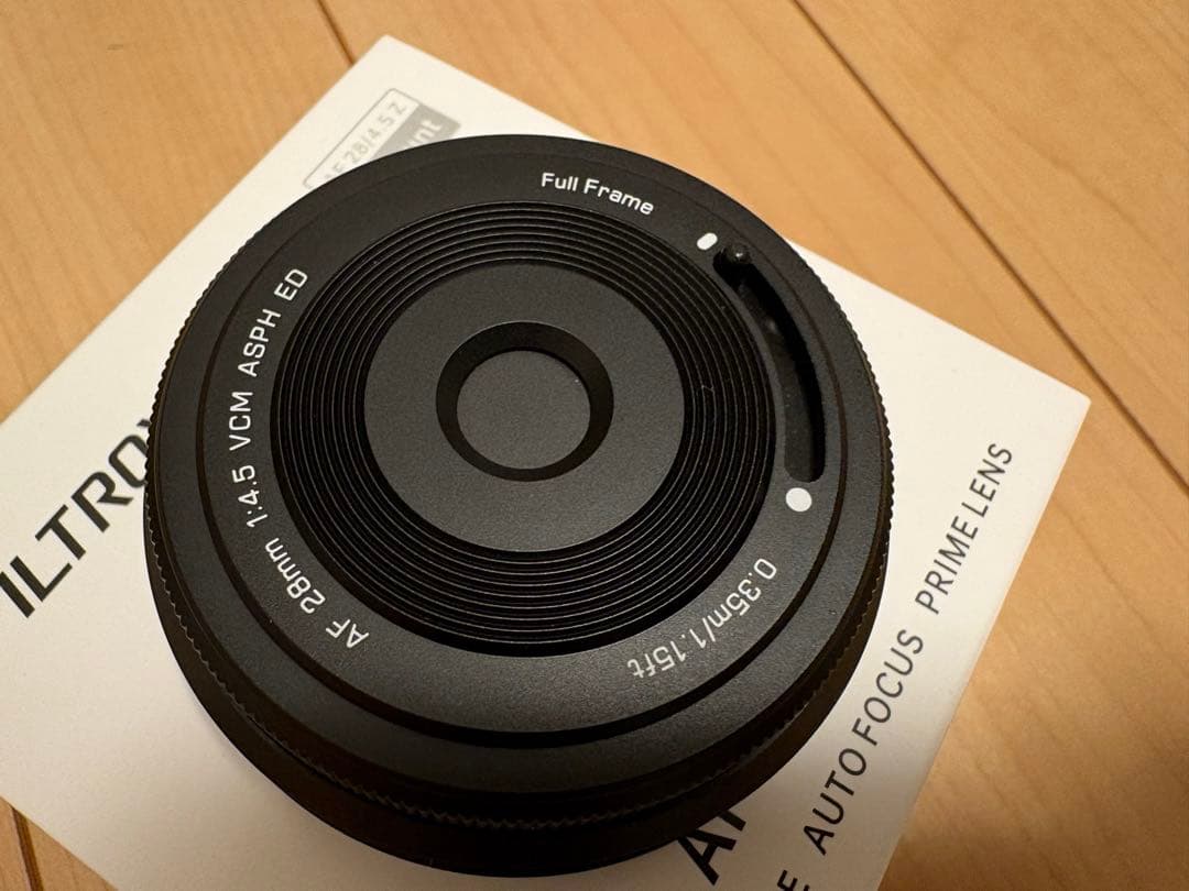 【美品】VILTROX AF 28mm F4.5 ZニコンZ用