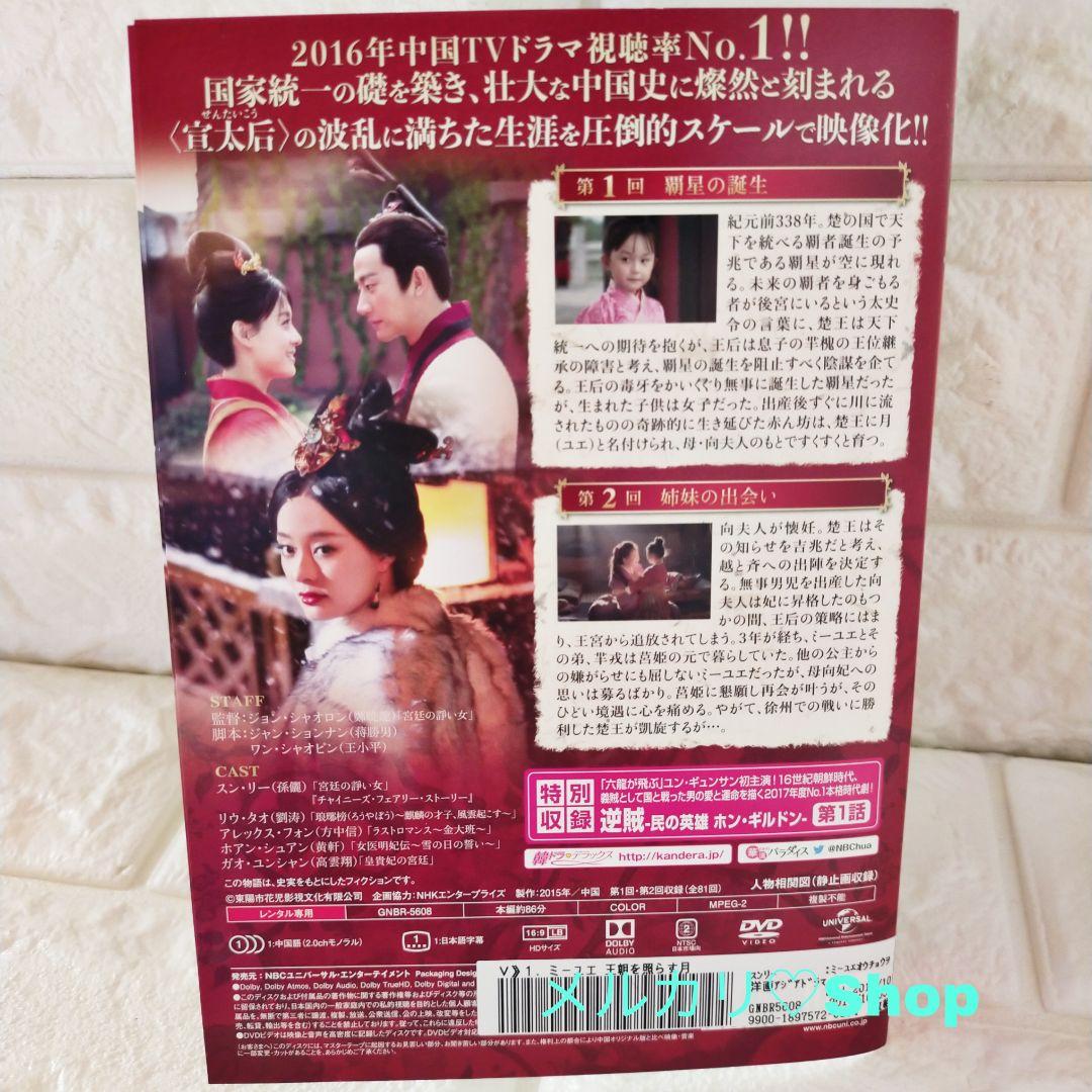 ミーユエ 王朝を照らす月 DVD 中国ドラマ 中国時代劇 華流ドラマ スン・リー