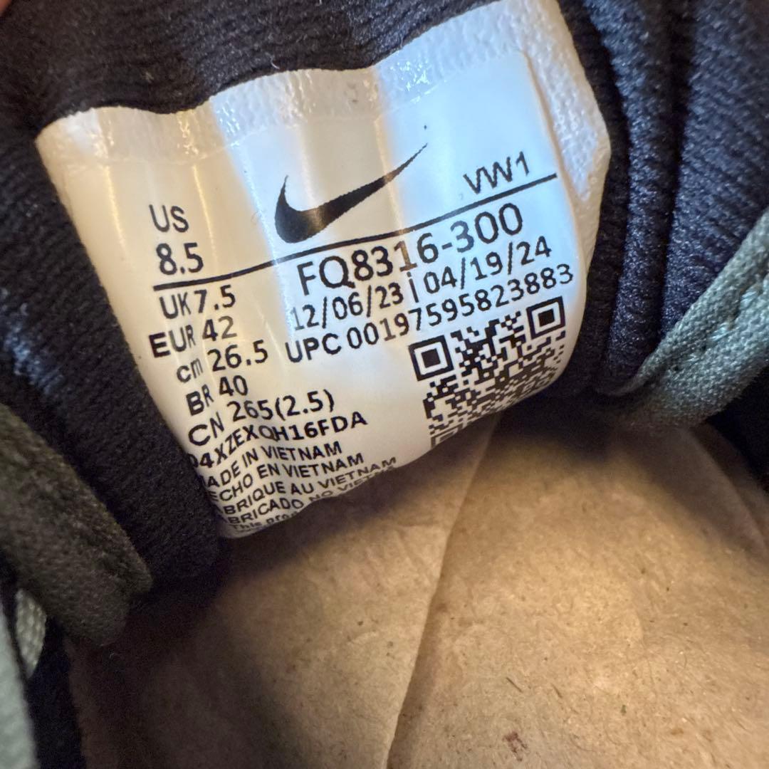 新品未使用 NIKE 26.5cm ゴルフシューズ ペガサス 89G カーキ