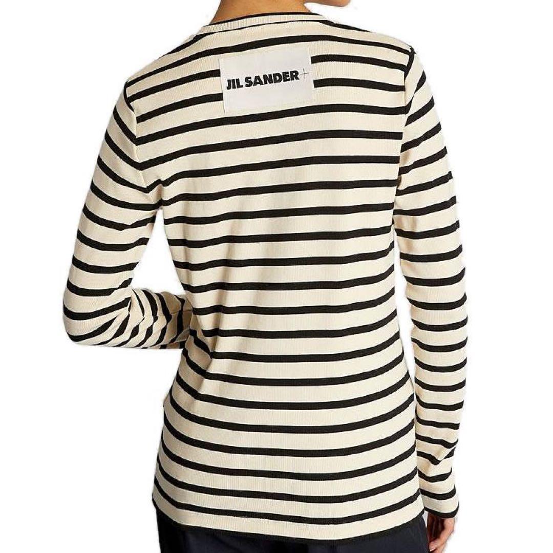 JIL SANDER+ ストライプ 長袖 Tシャツ