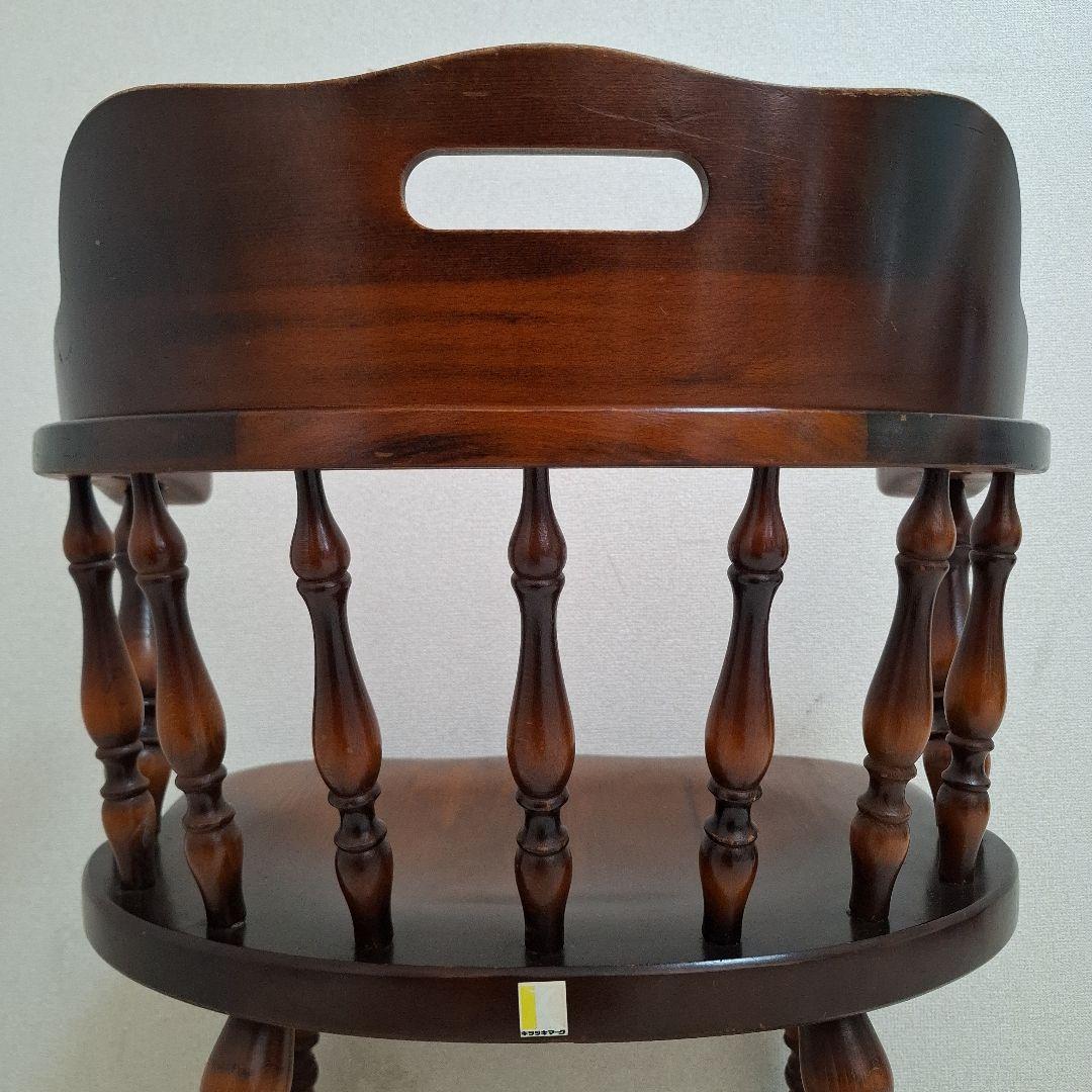 飛騨産業 アームチェア ダイニングチェア キツツキマーク