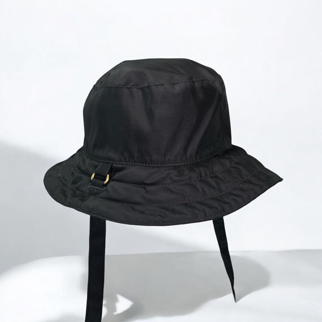 GUCCI グッチ GGキャンバス　2way リバーシブル バケットハットM