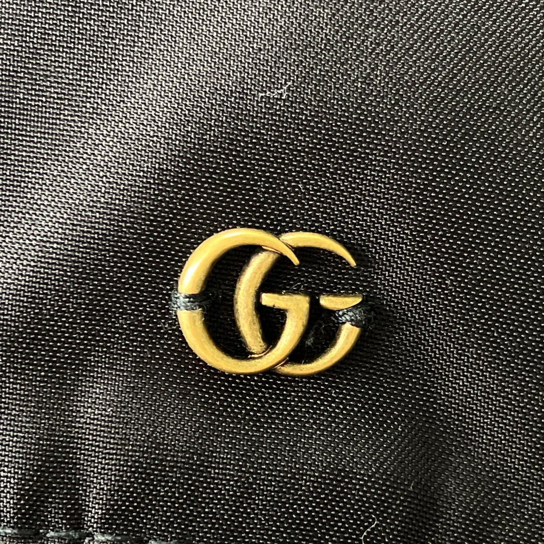 GUCCI グッチ GGキャンバス　2way リバーシブル バケットハットM