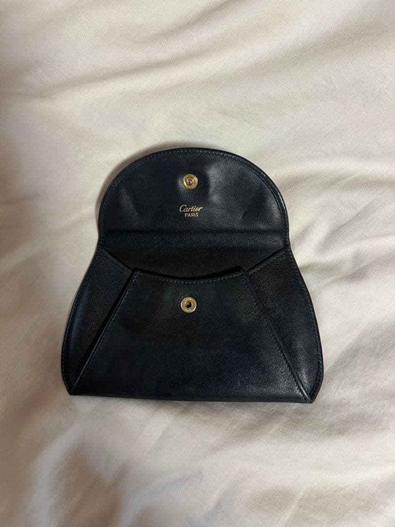 Cartier カルティエ パンテール ケース ブラック レザー 小物入れ