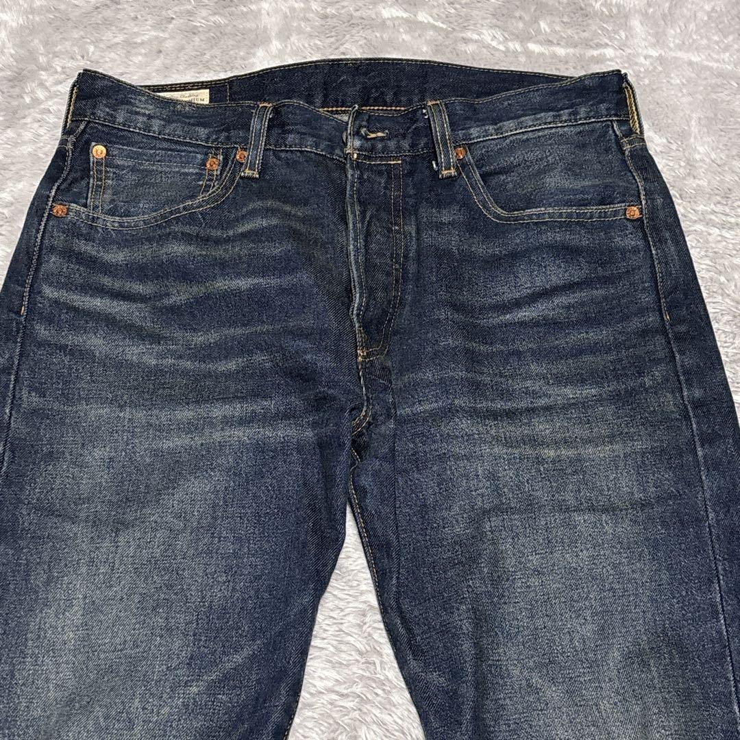 【美品】リーバイス501 プレミアム 赤耳 セルビッチ BIGE ビッグE 濃紺