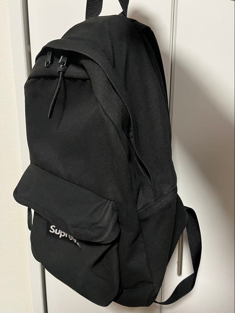 Supreme Canvas Backpack Black リュック