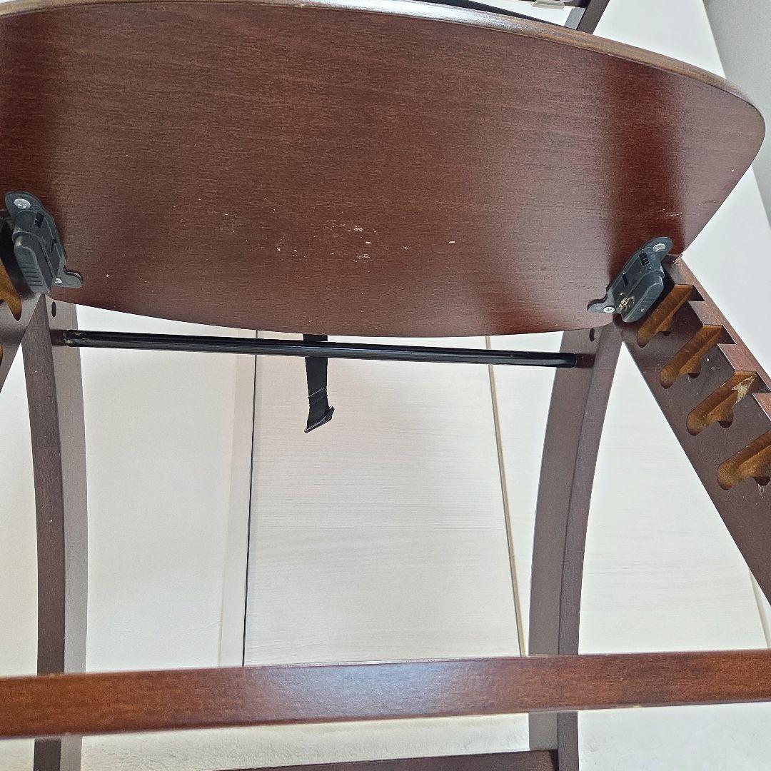 ビヨンドジュニアハイチェア　マホガニー・ブラック