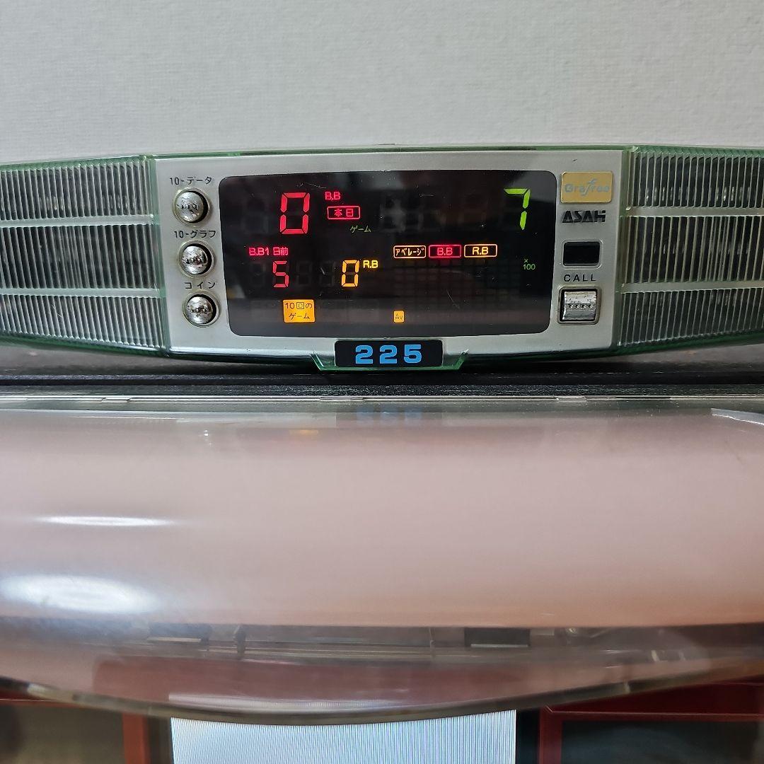 初代　4号機　押忍！番長　実機　漢湯　データカウンター　不要機　メダル付き