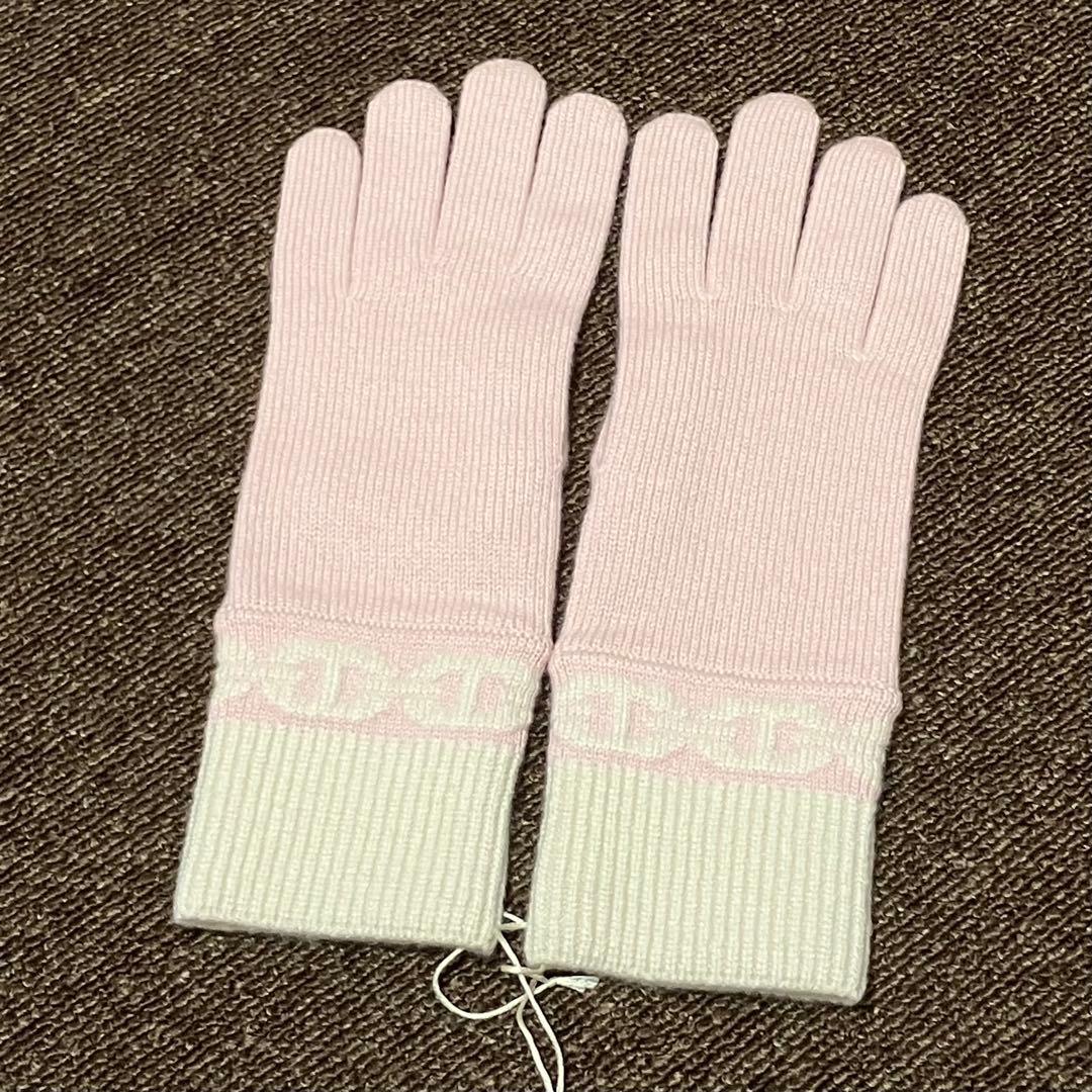 未使用タグ付き！エルメス［24年購入品］手袋　ヘヴン　シェーヌダンクル　カシミヤ