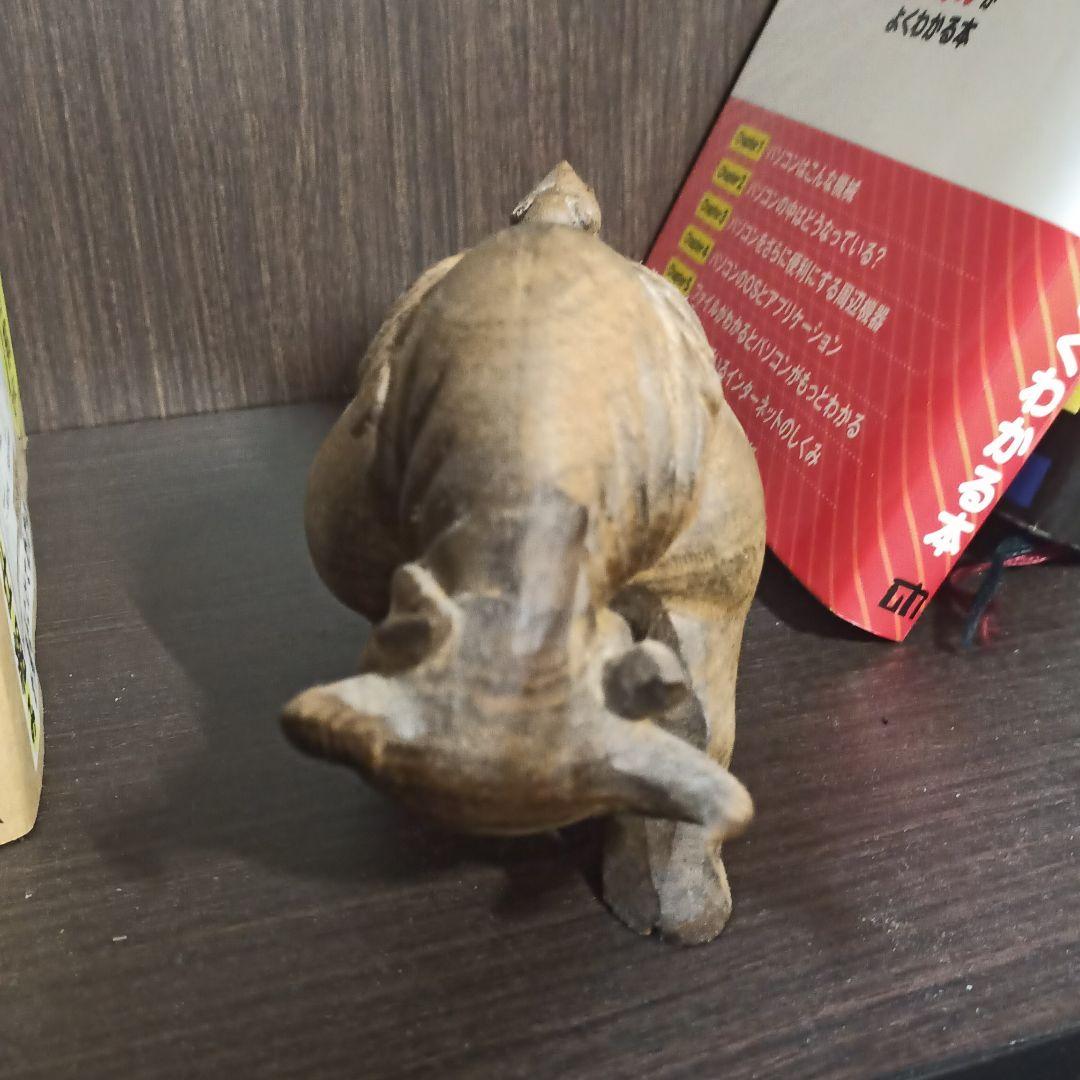 高級　牛　置物