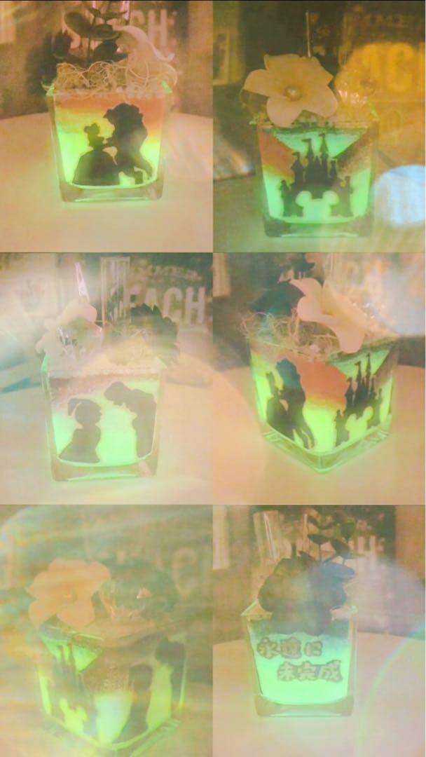 カラーサンドアート/光る砂/ファンタジー