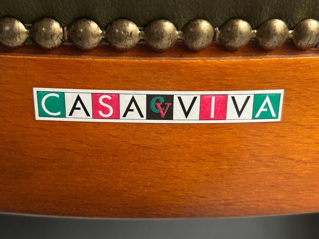 ヨーロピアン　クラシック　アームチェア　リベット打ち　イタリア　ロココ　nz