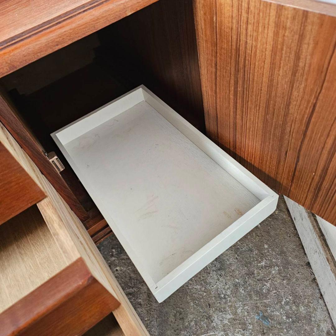 木製 ライティングビューロー ドレッサー 猫脚 鏡台 北欧調デザイン