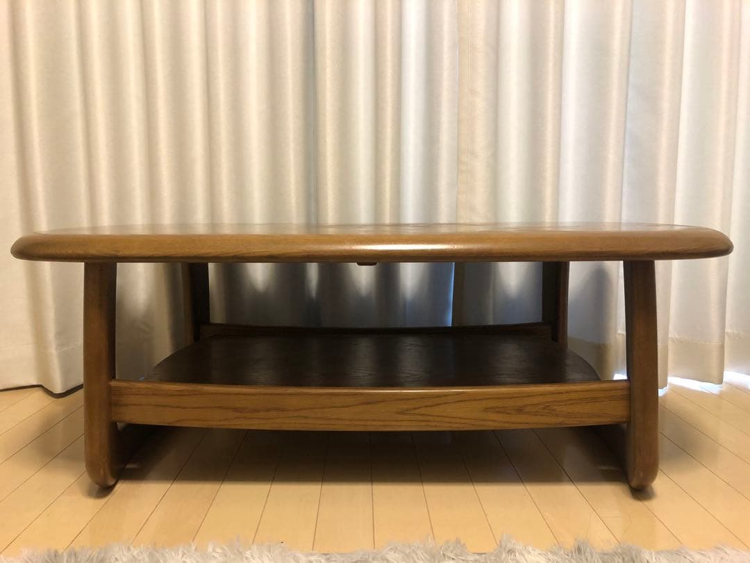 カリモク リビングテーブル 収納棚付き　センターテーブル　TT3770 最終値