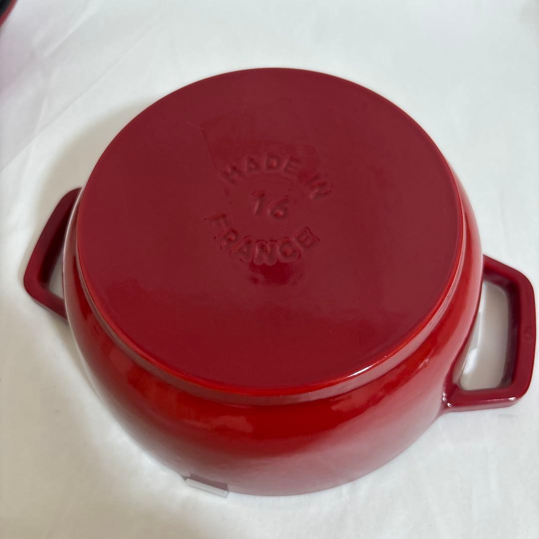 新品未使用　ストウブ WA-NABE(ワナベ)S チェリー16㎝