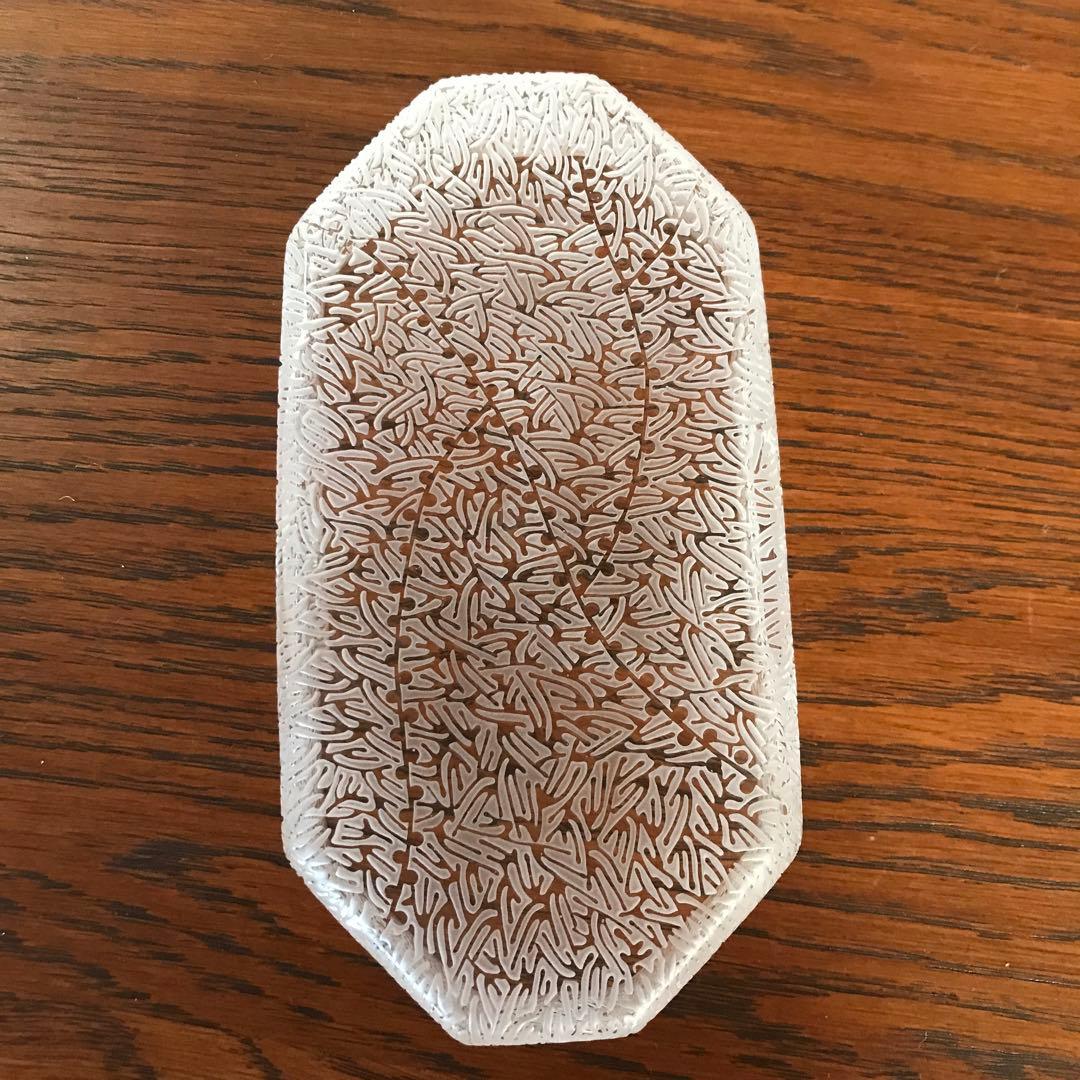 三野直子　八角皿　硝子　　　　　(辻和美)