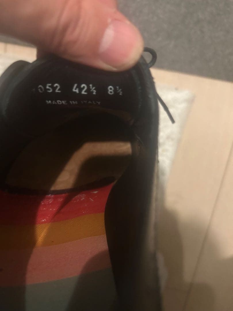 美品ポールスミス　シューズ　ウイングチップ　濃紺　27センチ　イタリア製