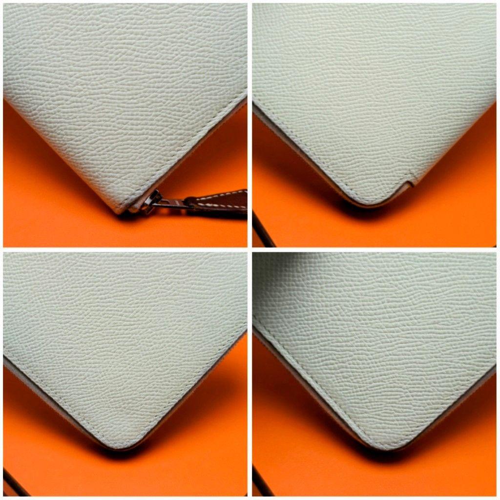 HERMES エルメス　長財布 　ライトグリーン