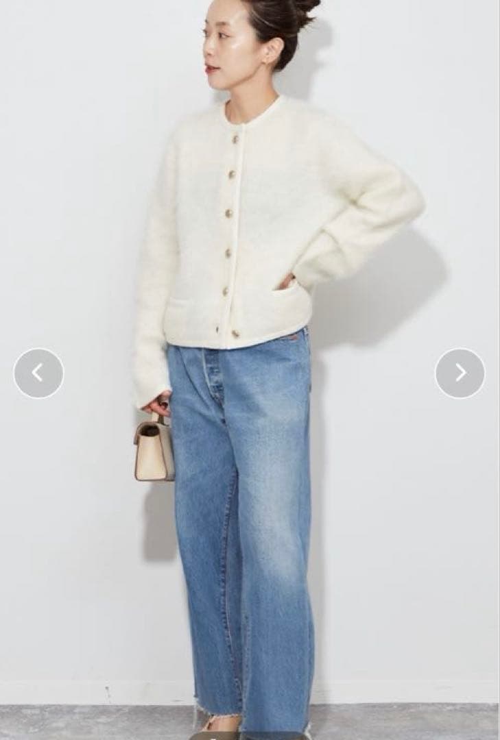 plage GIRL メタルボタンモヘヤジャケット