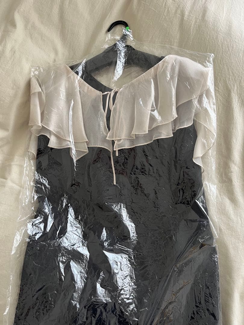 ANDRESD アンドレスド glossy multi ruffle dress