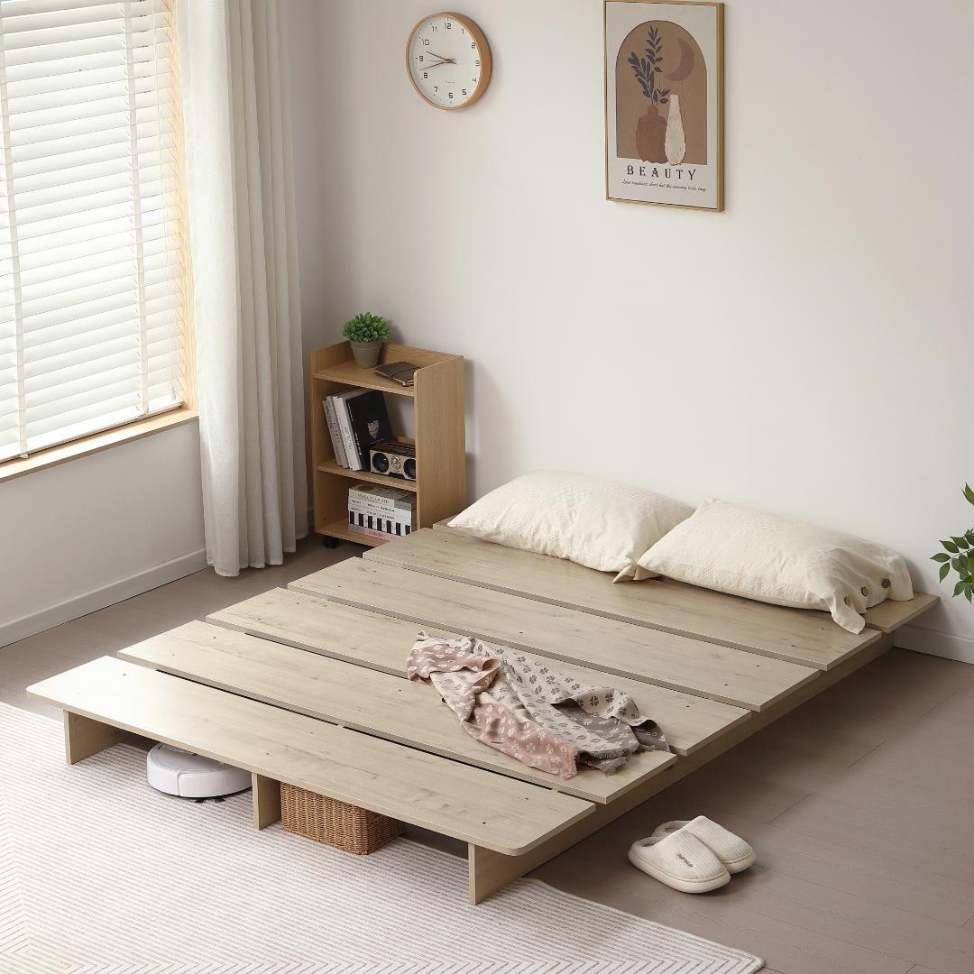 【幅120cm・S】ベッド ローベッド すのこベッド おしゃれ NATRUAL