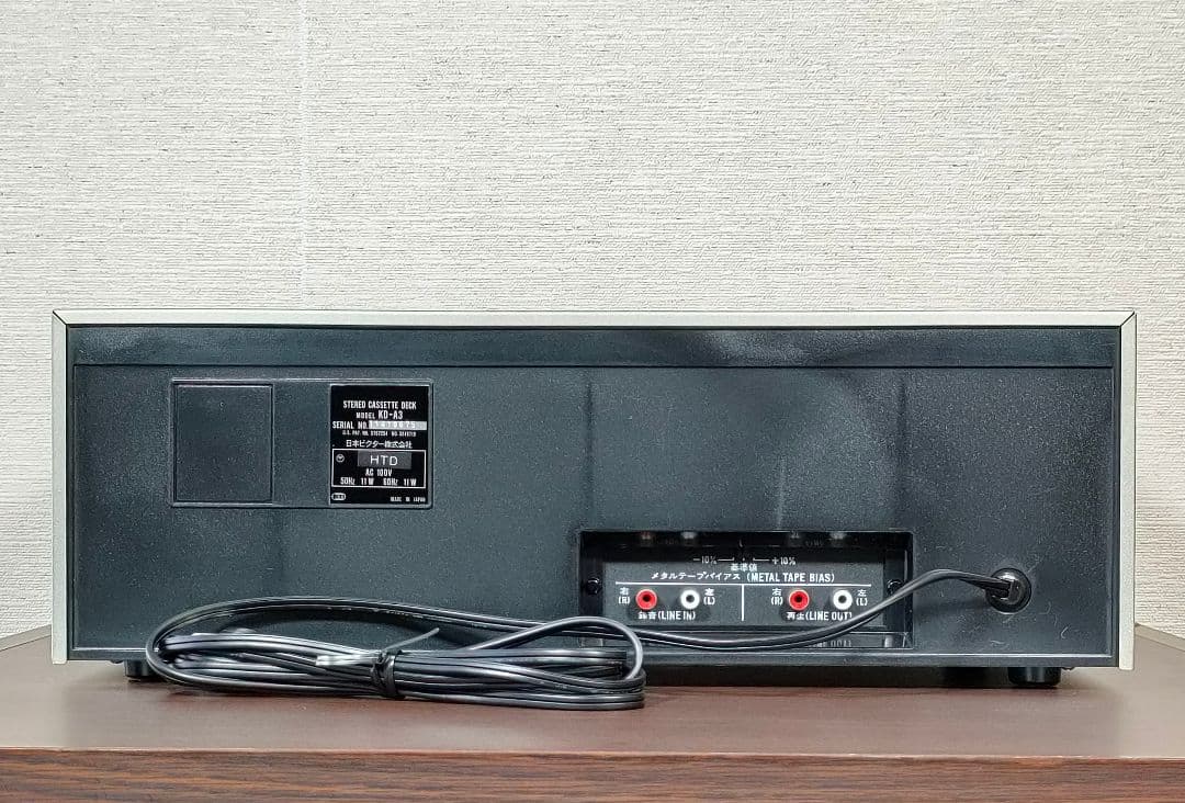 ビクター Victor KD-A3 カセットデッキ【録音再生良好】
